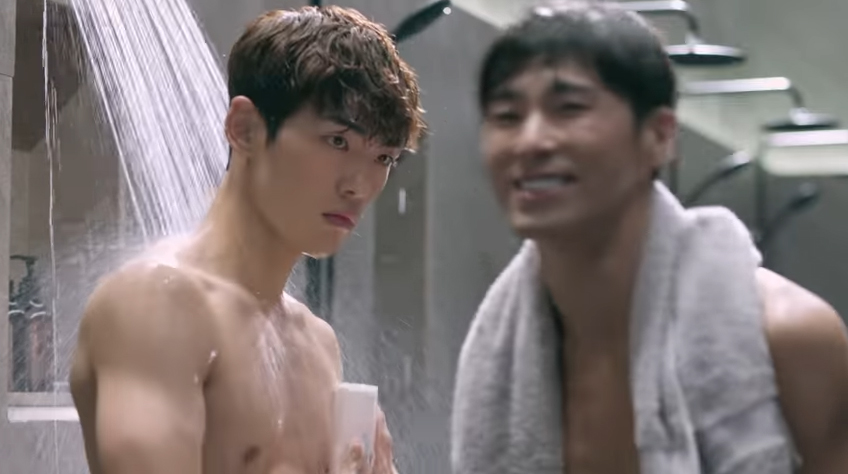 シャワールームで急接近 ユノ ジョンヒョン話題の韓国新cm Blニュース ちるちる