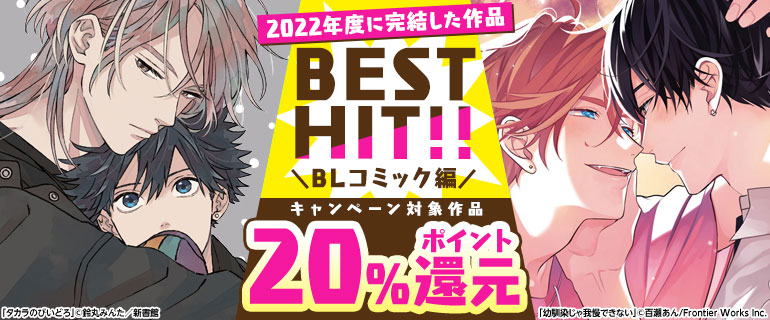 ボーイズラブ｜2022年度に完結した作品BEST HIT!!《BLコミック編》